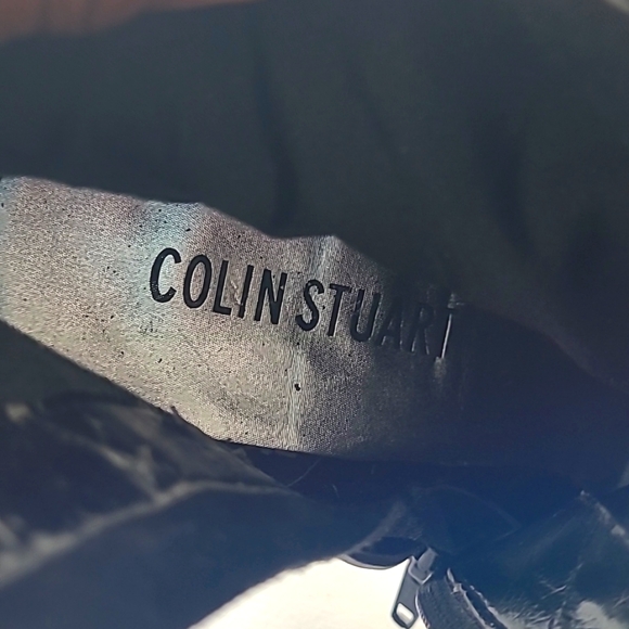 NWOB - Colin Stuart Suede & Vegan Leather Black  Ankle Boots - Picture 8 of 8